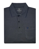 Simenti Yakalı Klasik Fit Kısa Kol Erkek Tişört-6655 - 1