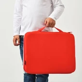 IKEA Mala Çocuk Çizim Boyama Çantası Kırmızı 35 X 27 Cm - 3