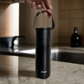 Stainless Steel Bardaklı Kayışlı 350 Ml Günlük , Şık, Modern , Hediyelik Termos . - 1