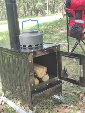 Kamp ve Çadır Sobası, Odun Sobası, Taşınabilir Soba - 5