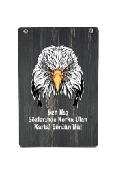 Beşiktaş Orijinal Kartal Baskılı Gri Çocuk T-shirt Hediyelik Ahşap Kutulu - 3