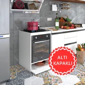 Kenzlife ankastre modülü kabini berilyum byz fırın ocak dolabı kapaklı - 1