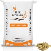 İpek Değirmen 10 KG Yerli Yeşil Mercimek Yüksek Proteinli Köy Mercimeği - 1