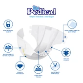Dr.Pedical Hasta Bezi Medium 30 Luk Bel Bantlı -bariyerli 4 Pkt(120 ADET) - 3