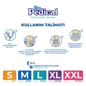 Dr.Pedical Hasta Bezi Medium 30 Luk Bel Bantlı -bariyerli 4 Pkt(120 ADET) - 4