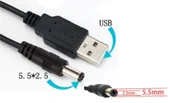 Navidata Usb To Dc 5.5X2.5mm Kalın USB Power Kablo Güç Çevirici Adaptör Kablosu 1.5M Usb Kablo - 1