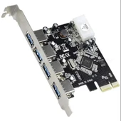 Navidata Nvd-Ex6 Pcie Express 4 Port Pcı Usb Hub 3.0 Usb Hub Pcı Express Usb Kart Çoklayıcı Çoğaltıcı - 2