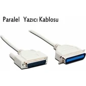 Navidata 3 Metre LPT Kablo Yazıcı Kablosu 25 Pin Paralel Printer Kablo 3m Lpt Kablo - 4