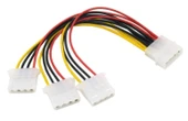 3LÜ POWER ÇOKLAYICI KASA İÇİ 4 PİN MOLEX 1 ERKEK 3 DİŞİ POWER KABLO - 3