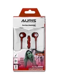AURİS ARS-HF046 KABLOLU KULAK İÇİ KULAKLIK KIRMIZI - 1