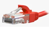 FLAXES FNK-601K 1M CAT6 KABLO 23AWG  1 METRE CAT6 KABLO  PATCH KABLO KIRMIZI - 3