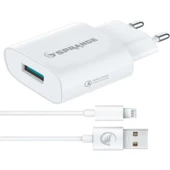 Sprange L-20 5v 2.1a 10.5w Iphone Lightning Şarj Aleti Takım Tüm Iphone Modelleriyle - 1