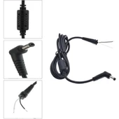 5,5X2,5 MM ASUS TOSHİBA CASPER STANDART 5.5X2.5 MM NOTEBOOK ADAPTÖR TAMİR KABLOSU DC KABLO L UÇ - 2