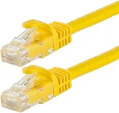 20 Metre Cat6 Kablo Patch Network Kablo 20m Cat6 Sablo Sarı - 1
