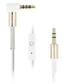 Auris Ars-au03 Mikrofonlu Aux Kablo 3.5mm Yaylı Altın Uçlu Beyaz - 1