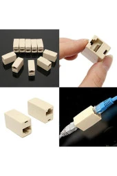 Hadron hd4062 10lu Adsl Cat5 Cat6 Rj45 Dişi dişi-RJ45 Birleştirici-İnternet kablo uzatma ara adaptör RJ45 Ara aparat 10 adet - 5