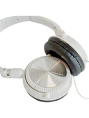 E-Wave N-500 Katlanabilir Müzik Kulaklık Beyaz - 3