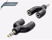 Hadron HN4612 3.5mm Aux Mikrofon Kulaklık Çevirici - 3