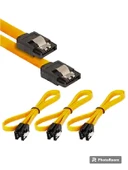 50cm Kilitli Sata Kablo Serial Ata Sata Data Kablo Klipsli 50 Adet - 3