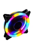 Concord C-892 RGB Gökkuşağı Renkli 12cm Kasa Fanı Soğutucu PC Kasa Fanı - 3