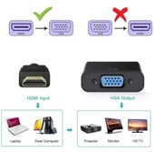 Hdx2019(4105) Hdmı Vga Çevirici Hdmı To Vga+ Sesli - 3