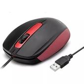 HADRON HDX3253(5667) MOUSE KABLOLU USB 1400 DPI 110CM KIRMIZI - 1