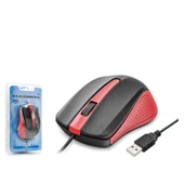 HADRON HDX3256(5644) MOUSE KABLOLU USB 800/1400 DPI 113CM KIRMIZI - 2