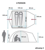 Evolite EXCAMP2 2 KİŞİLİK ÇADIR EVO-9209 thumbnail 3