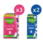 MOLPED MEGA GÜNLÜK PED PAKETİ (HER GÜN FERAHLIK 180'Lİ + İLK&SON GÜN 56'LI) - 2