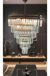 MATMAZEL AKSESUAR Avizade 50 Lilik Şeritli Kristal Taşlı - 1