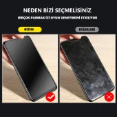 Cda Store İphone 12 Pro Uyumlu Parmak izi bırakmaz Ekran Koruyucu Nano MAT Jelatin - 6