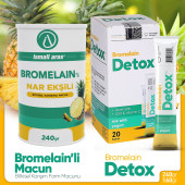 Bromelain'li Nar Ekşili Form Macunu + Bromelain Detox Set - 1