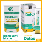 Bromelain'li Nar Ekşili Form Macunu + Bromelain Detox Set - 2