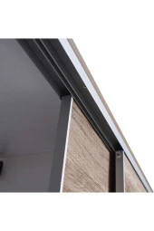 Sürgü Kapılı Aynalı Gardırop - Tori - 7