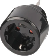 Brennenstuhl Türkiye Fiş Sistemi Avustralya-Çin Ülkeleri Uyumlu IP20 Lisanslı Topraklı Seyahat Adaptör 220V Dönüştürücü - 1