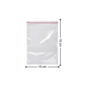 Kilitli Torba 15x18 Cm 50'li Kilitli Buzdolabı Poşeti Şeffaf Naylon Torba Kilitli Saklama Poşeti - 5