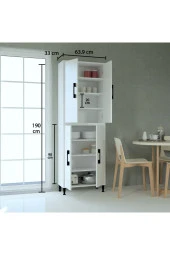 Mobilique Çınar Çift Katlı Çok Amaçlı Dolap - 1