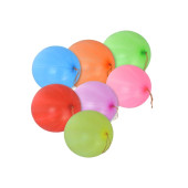 İpli Balon 25'li Lastikli Zıpzıp Atom Balon Punch Panç Balon Büyük Boy Renkli Balon - 5