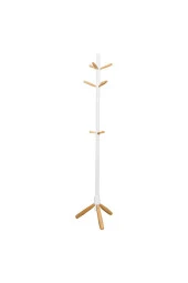 Handy Mate Valencia Masif Askılık-Beyaz-Naturel 46x176x46 cm (GxYxD) - 3