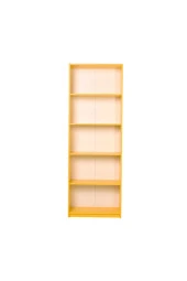 Max 5 Raflı Kitaplık - Sarı 58x170x23 cm (GxYxD) thumbnail 4
