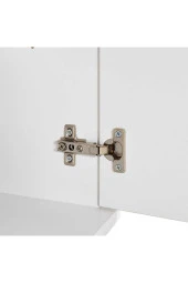 Trendline Çekmeceli Kapaklı Komodin-Mat Beyaz 40x57x39 cm (GxYxD) - 5