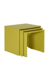 Trıple Zigon Sehpa - Yeşil 55x47x40 cm (GxYxD) thumbnail 2