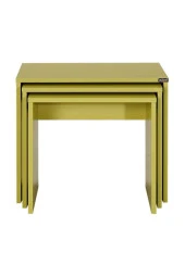 Trıple Zigon Sehpa - Yeşil 55x47x40 cm (GxYxD) thumbnail 3