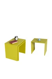 Trıple Zigon Sehpa - Yeşil 55x47x40 cm (GxYxD) thumbnail 6