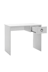 Hampton Çekmeceli Çalışma Masası-Mat Beyaz 90x75x51 cm (GxYxD) - 4