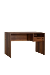 Concept Kilitli Çekmeceli Çalışma Masası-Koyu Ceviz (Oslo Ceviz) 120x75x60 cm (GxYxD) - 1