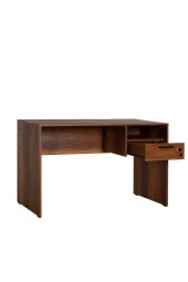 Concept Kilitli Çekmeceli Çalışma Masası-Koyu Ceviz (Oslo Ceviz) 120x75x60 cm (GxYxD) - 2