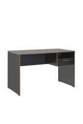 Concept Kilitli Çekmeceli Çalışma Masası-Antrasit-Kontra 120x75x60 cm (GxYxD) - 1