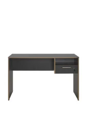 Concept Kilitli Çekmeceli Çalışma Masası-Antrasit-Kontra 120x75x60 cm (GxYxD) - 4