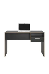 Concept Kilitli Çekmeceli Çalışma Masası-Antrasit-Kontra 120x75x60 cm (GxYxD) - 6